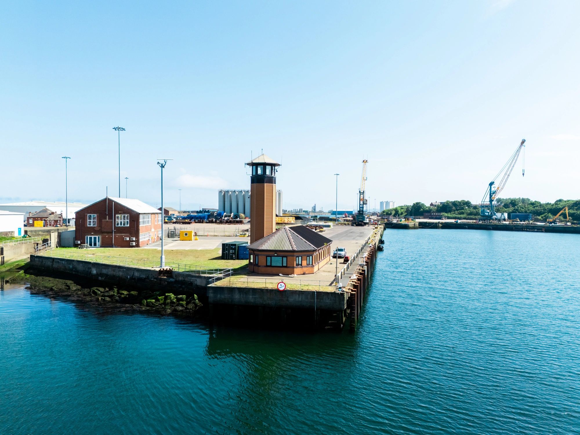 Industrial port and engineering infrastructure